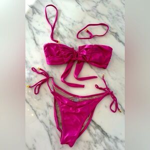 Pilyq Pink Bikini Set